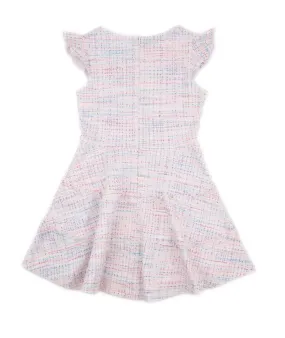 By Debra Girls Primary Tweed 3 Tier Dress