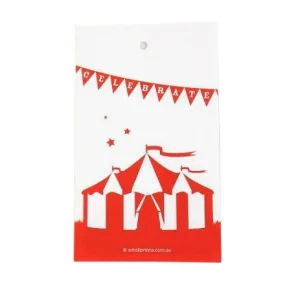 Circus Party Bag Tags (10 pack)