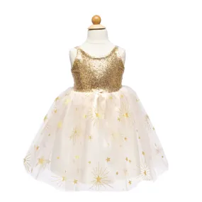 Golden Glam Party Dress