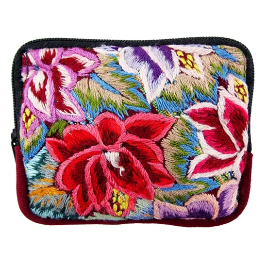 Guatemalan Mini Flower Wallet