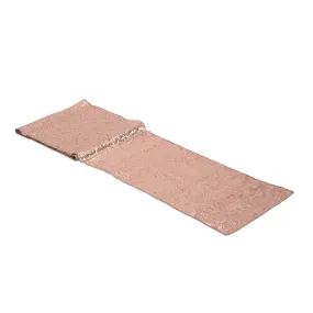 Metallic Rose Gold Sparkle Sequin Table Runner