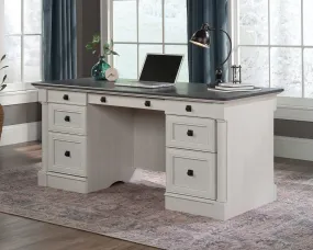 Palladia Executive Desk Glacier Oak A2