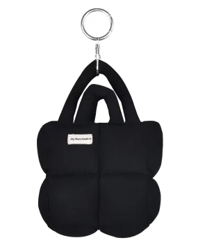 Puffer Mini Keychain Bag - Obsidian